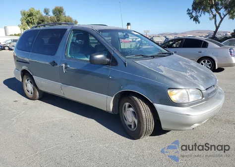 2000 Toyota Sienna Le z USA, uszkodzony, nr VIN 4T3ZF13C7YU316228